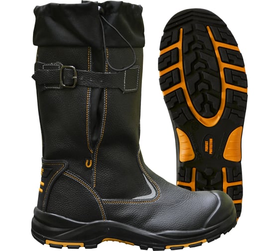 Изображение товара Цельноюфтевые сапоги Спрут perfect protection-кевлар ПУ-Нитрил с ПП и АС на натуральном меху р. 46 115452