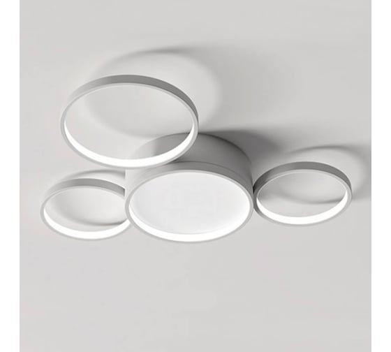 Изображение товара Потолочная люстра в виде колец IMPERIUMLOFT TWINE 4 rings Black 204612-26