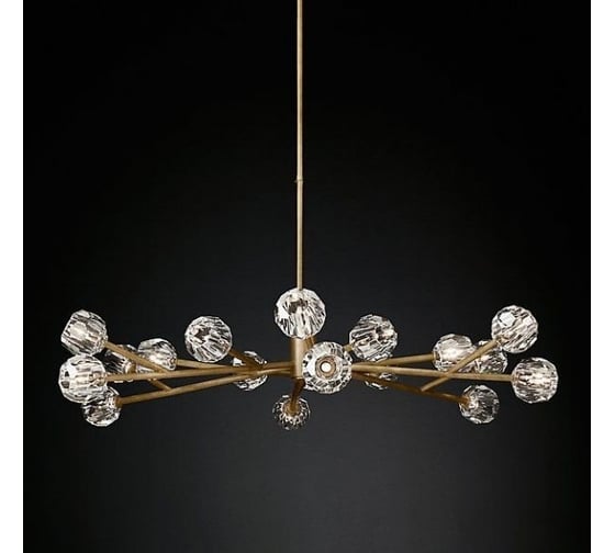 Изображение товара Люстра IMPERIUMLOFT RH Boule De Cristal Round Chandelier 18 84757-22