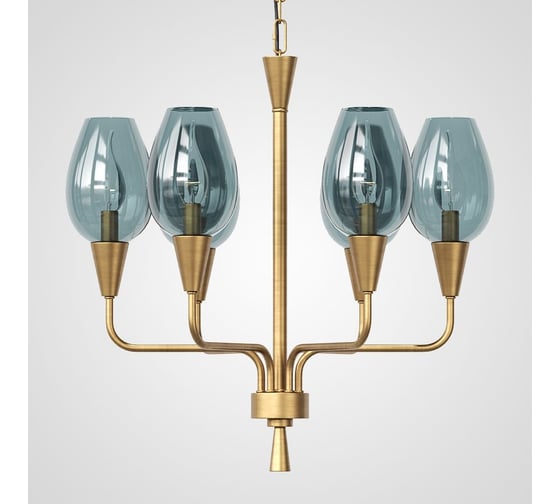 Изображение товара Подвесная дизайнерская люстра IMPERIUMLOFT Viola 6 Синий 179881-26