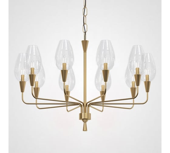 Изображение товара Подвесная дизайнерская люстра IMPERIUMLOFT Viola 10 Прозрачный 179885-26