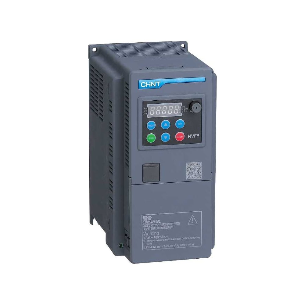Изображение товара Преобразователь частоты CHINT 2.2 кВт 380 В 3ф NVF5-2.2/TS4-B