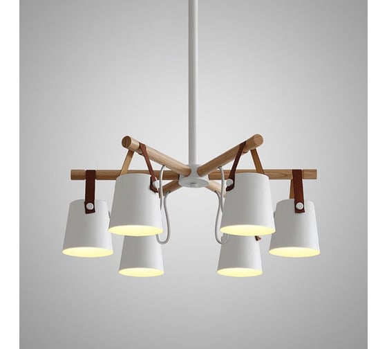 Изображение товара Потолочная люстра на штанге IMPERIUMLOFT NATURA C6 white 178004-26