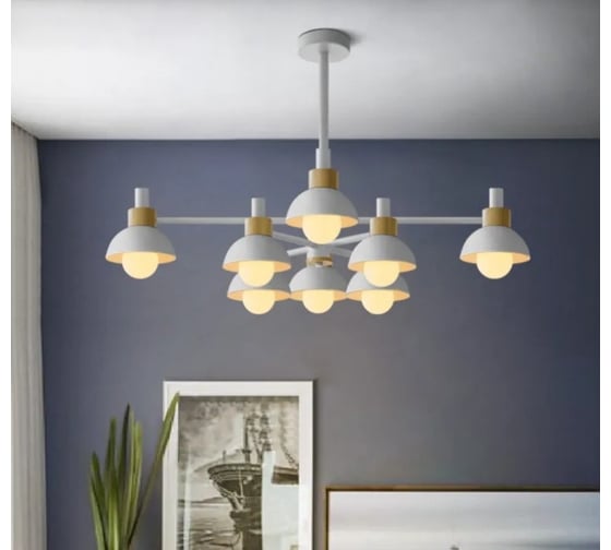 Изображение товара Люстра на штанге IMPERIUMLOFT FANTA A 8 lights White 193151-26