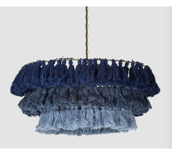 Изображение товара Подвесная люстра IMPERIUMLOFT TASSEL Синий 179697-26