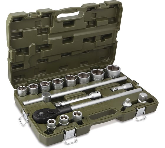 Изображение товара Набор головок и принадлежностей Дело Техники 3/4", 17 предметов 630717