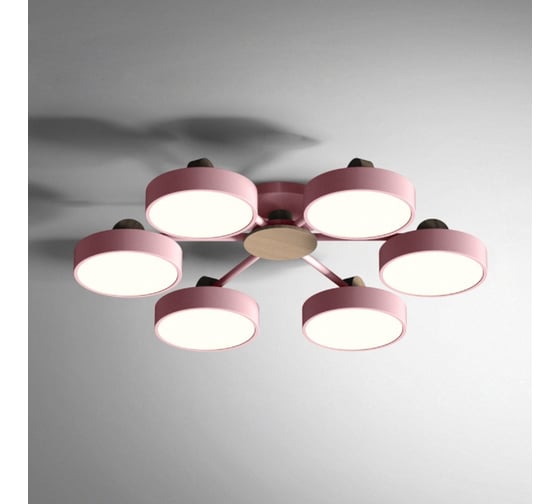 Изображение товара Потолочная люстра IMPERIUMLOFT MOVE 6 Pink 178255-26
