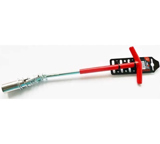 Изображение товара Свечной ключ 14 мм с карданом 250мм на холдере Сервис Ключ 77793