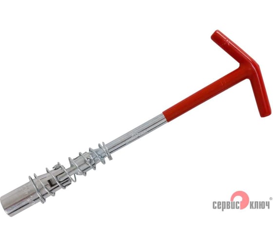 Изображение товара Свечной ключ 14 мм с карданом 250мм на холдере Сервис Ключ 77793