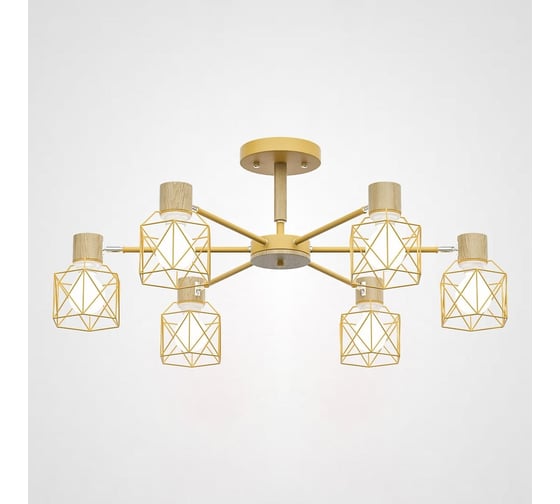 Изображение товара Потолочная люстра IMPERIUMLOFT CORF B3 Yellow 6 lamps 192773-26