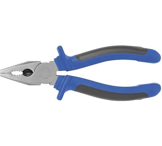 Изображение товара Комбинированные плоскогубцы MOS Один, двухцветные, обрезиненные ручки, полированная сталь, 160 мм 47472М
