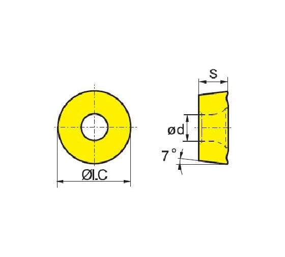 Изображение товара Пластина RCKT1204mo-dm YBG302, 10 шт ZCC-CT 00001213838