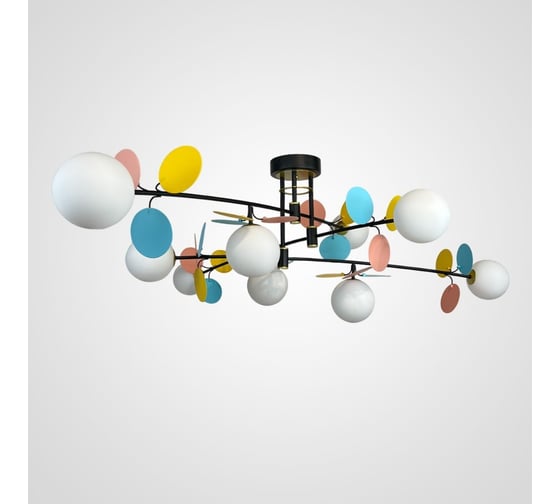 Изображение товара Потолочная люстра IMPERIUMLOFT MATISSE B D120 Black Multicolor 194953-23