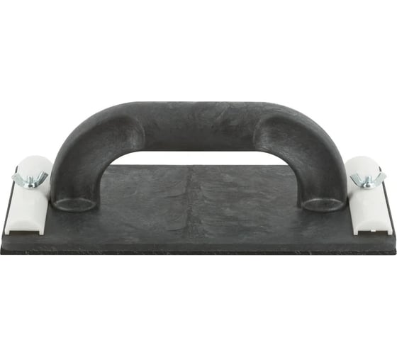 Изображение товара Терка для наждачной бумаги  MOS пластиковая, с металлическим прижимом, черная 230x105 мм 39720М