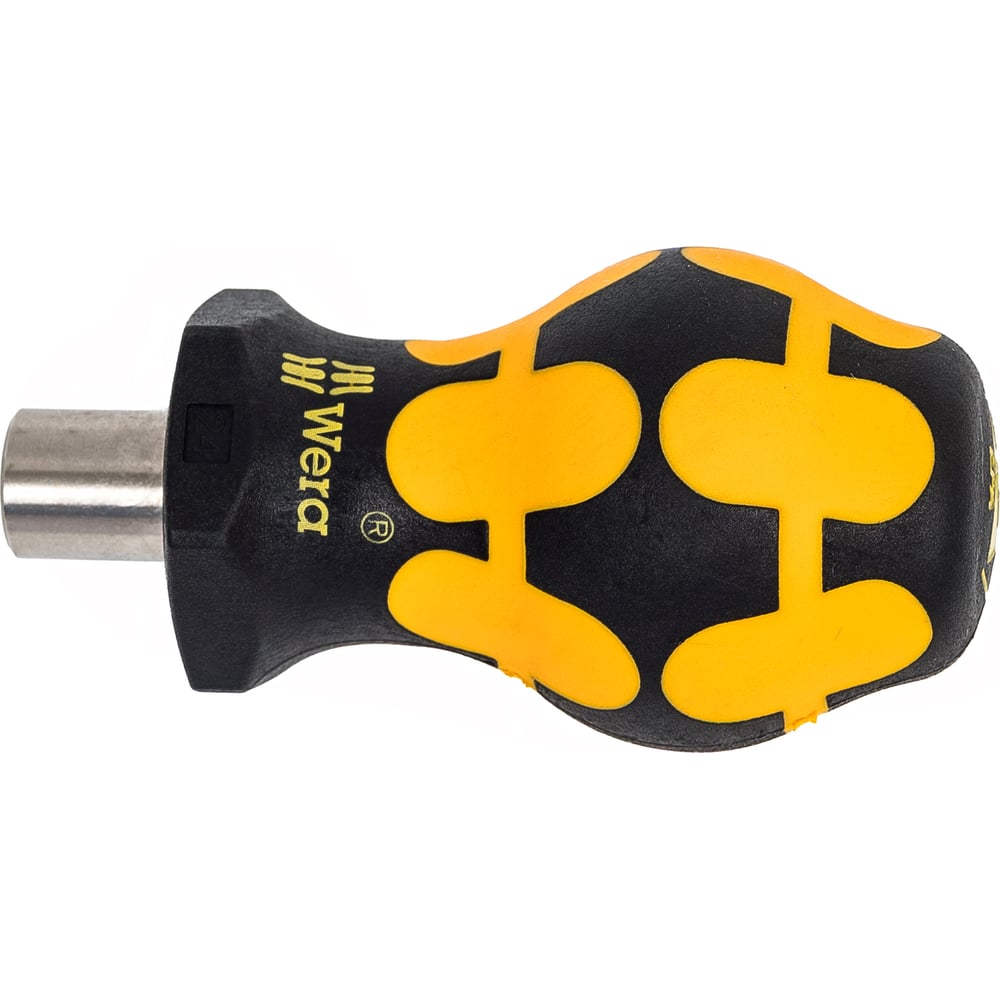 Изображение товара Отвёртка-битодержатель короткая WERA антистатическая магнит 1/4" 10 мм WE-008881