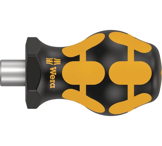 Изображение товара Отвёртка-битодержатель короткая WERA антистатическая, магнит, 1/4", 10 мм, 1/4" WE-008881