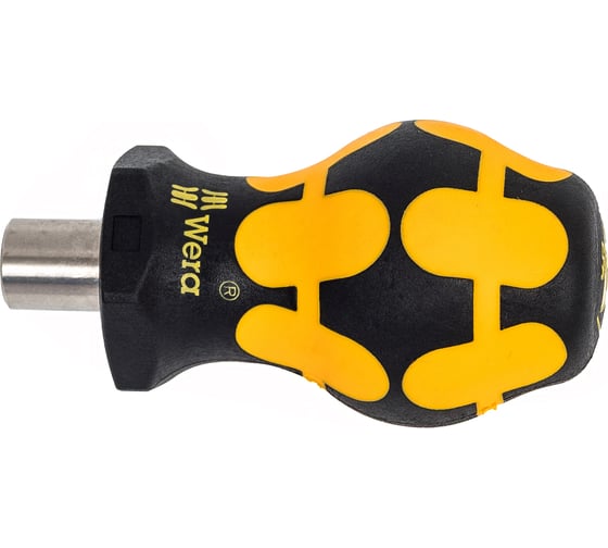 Изображение товара Отвёртка-битодержатель короткая WERA антистатическая, магнит, 1/4", 10 мм, 1/4" WE-008881