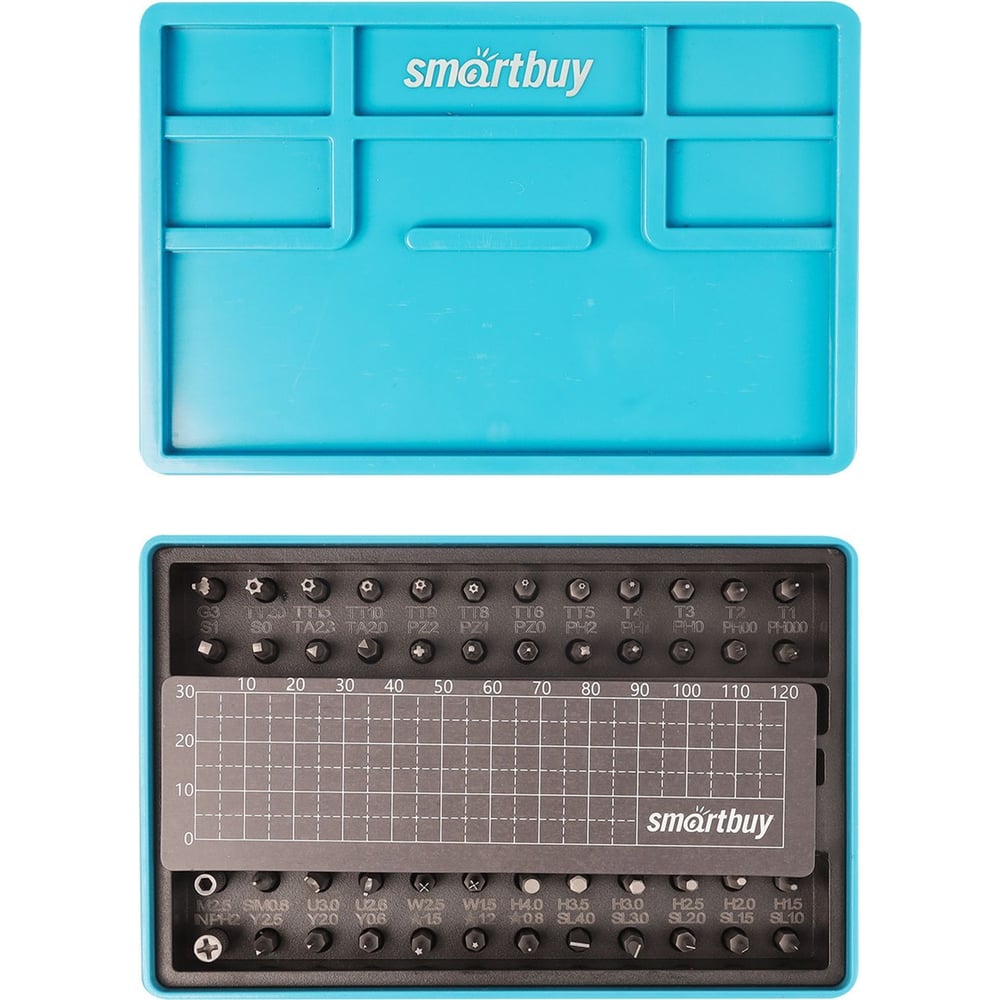 Изображение товара Отвертка Smartbuy с набором бит 51 шт SBT-SCBS-51p2