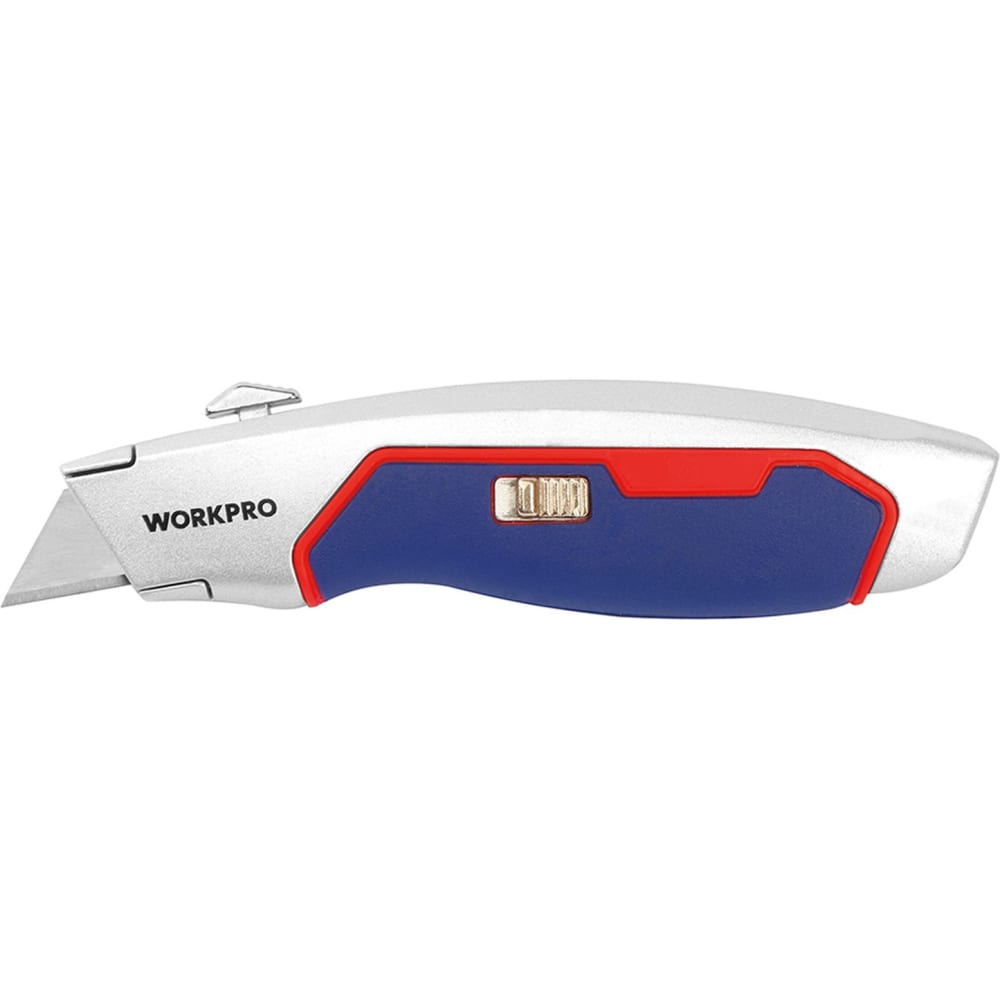 Универсальный профессиональный нож WORKPRO пластиковый складной быстросменный нож workpro