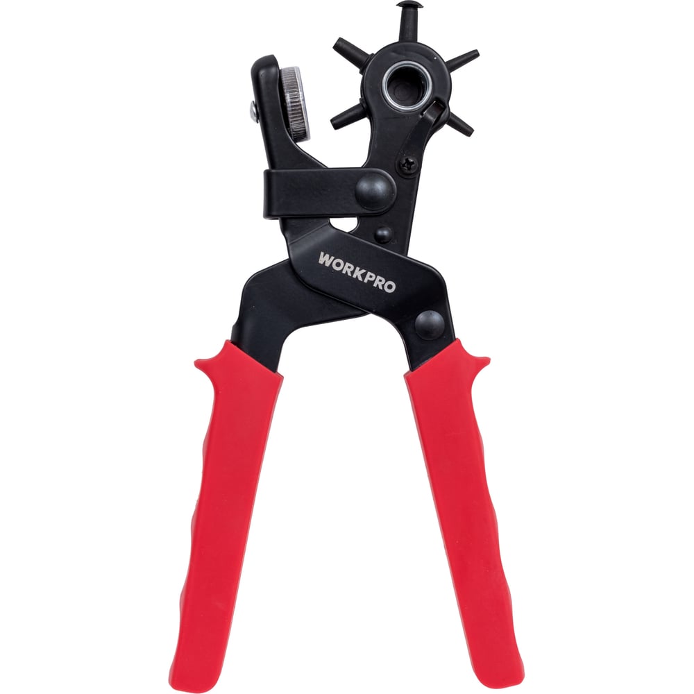 Изображение товара Револьверный просекатель-дырокол WORKPRO WP231077 для металла и ПВХ