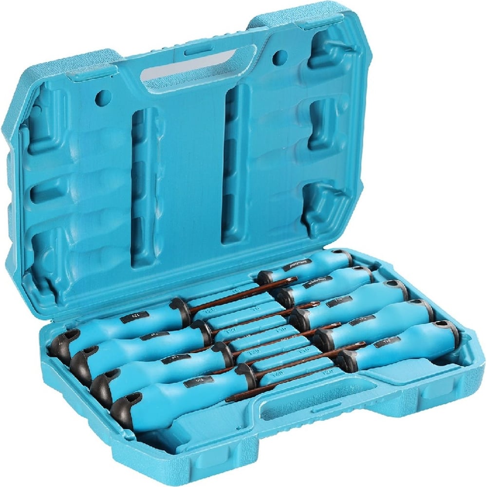 Изображение товара Набор отверток Smartbuy, 9 штук, torx t6, t8, t10, t15, t20, t25, t27, t30, t40, магн., s2, Tools SBT-SCN-9p3