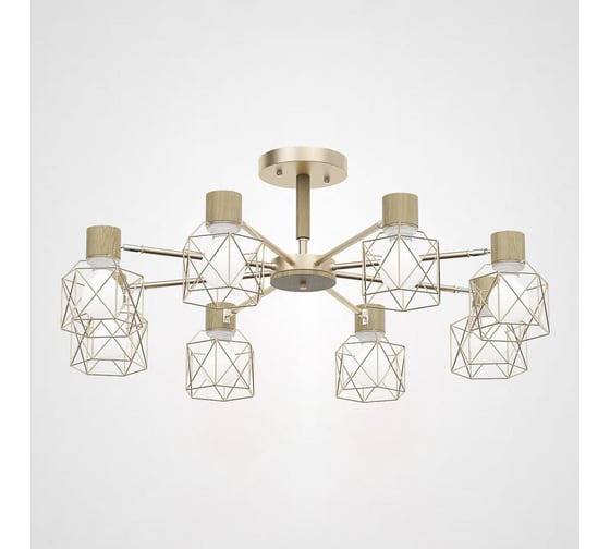Изображение товара Потолочная люстра IMPERIUMLOFT CORF B3 Champagne 8 lamps 189489-26