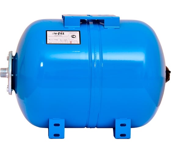 Изображение товара Гидроаккумулятор расширительный Uni-Fitt бак 100 л, для водоснабжения, горизонтальный WAO100-U