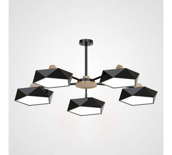 Изображение товара Подвесная люстра IMPERIUMLOFT GEOMETRIC CH 5 черная 186749-26