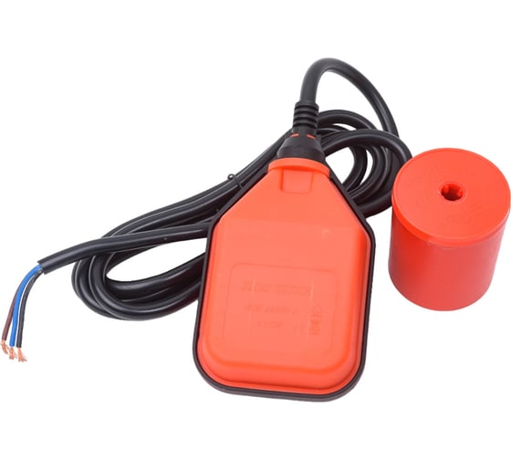 Изображение товара Выключатель поплавковый TSY-1, шнур 2 м, 16A, красный-черный HLT 085-24-01