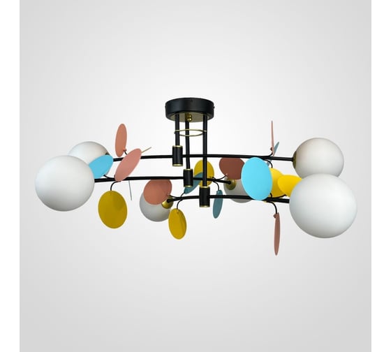 Изображение товара Потолочная люстра IMPERIUMLOFT MATISSE B D80 Black Multicolor 194950-23