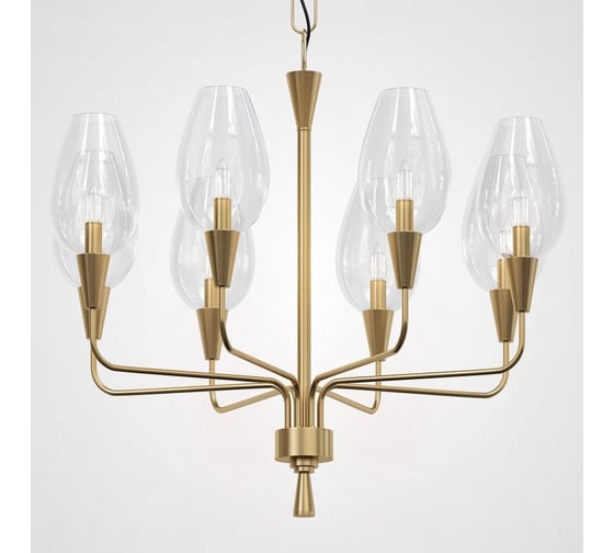 Изображение товара Подвесная дизайнерская люстра IMPERIUMLOFT Viola 8 Прозрачный 179883-26