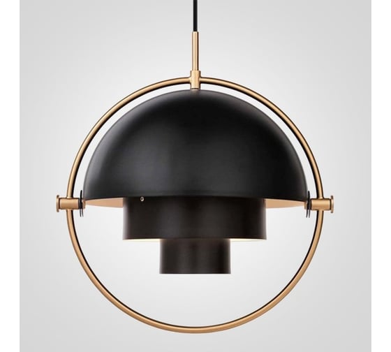 Изображение товара Люстра IMPERIUMLOFT Louis Weisdorff Gubi Multi-lite Suspension Lamp Black 123433-22