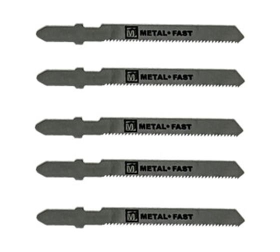 Изображение товара Полотно для лобзика T218A по металлу 20TPI 75 мм 5 шт FASTER TOOLS 3563