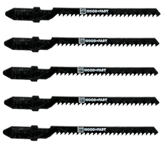 Изображение товара Полотно для лобзика T119BO по дереву 12TPI 82 мм 5 шт FASTER TOOLS 1309