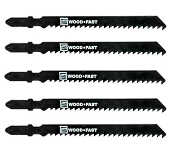 Изображение товара Полотно для лобзика T111C по дереву 10TPI 100 мм 5 шт FASTER TOOLS 1310