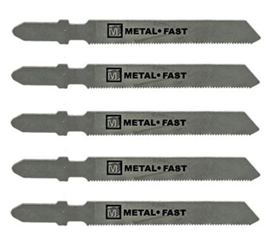 Изображение товара Полотно для лобзика T118G по металлу 33TPI 75 мм 5 шт FASTER TOOLS 3561