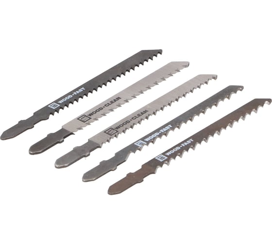 Изображение товара Набор полотен для лобзика из 5 штук 100 мм по дереву FASTER TOOLS 8797
