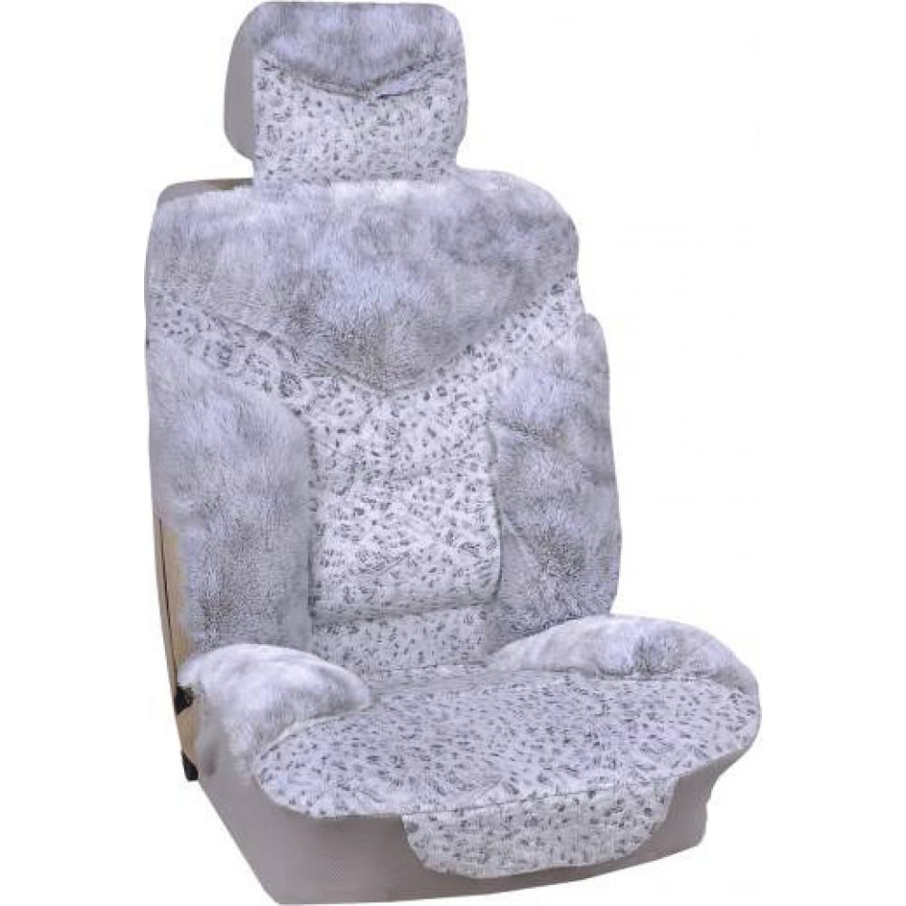 фото Чехлы сиденья skyway, меховые искусственные, мутон, 5 предмета, s03001049