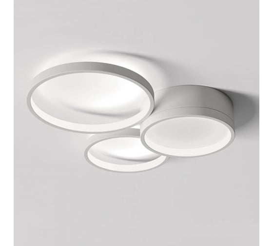 Изображение товара Потолочная люстра в виде колец IMPERIUMLOFT TWINE 3 rings Black 204610-26