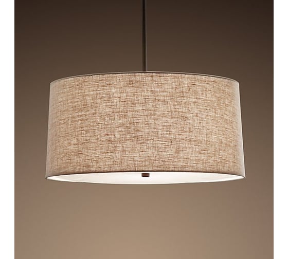 Изображение товара Люстра IMPERIUMLOFT RH ROUND Linen Shade Pendant 75147-22
