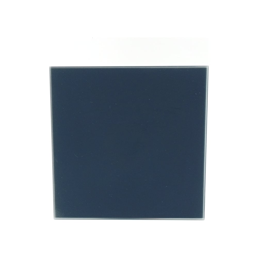 Изображение товара Лицевая панель GORIZONT для вентилятора SYSTEM+ 100 мм стекло черный матовый