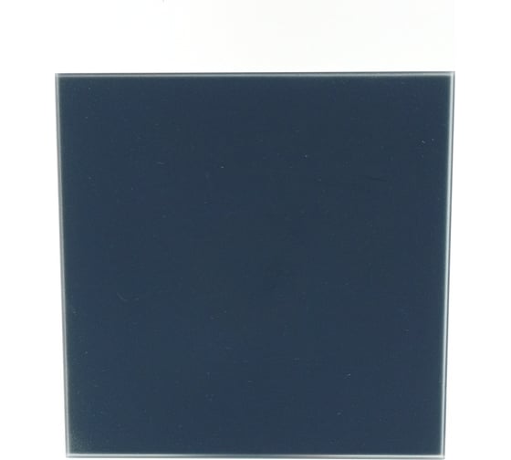 Изображение товара Лицевая панель GORIZONT для вентилятора SYSTEM+ 100 мм, стекло, черный, матовый ВИЕНТО GORIZONT glass 100black matte