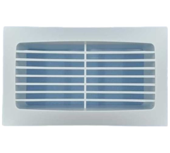 Изображение товара Решетка вентиляционная приточно-вытяжная с фланцем 60x120 мм ВИЕНТО 612РСФ