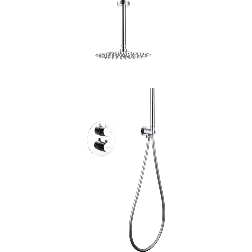 Изображение товара Душевая система скрытого монтажа ABBER Wasser Kreis без излива хром AF8121