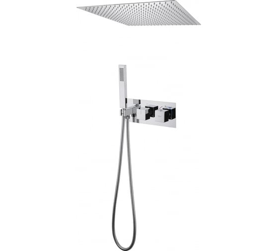 Изображение товара Душевая система скрытого монтажа ABBER Daheim без излива, термостат, хром AF8255