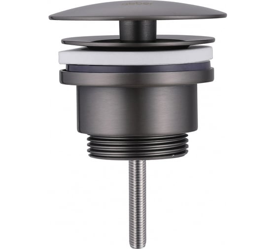 Изображение товара Донный клапан ABBER без перелива, фиксированный, никель AF0012NG