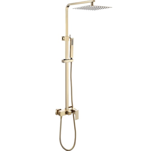 Изображение товара Душевая стойка ABBER Daheim без излива, золото матовое AF8220G