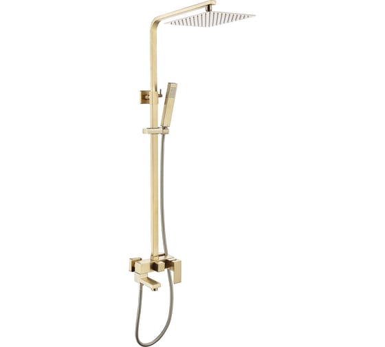 Изображение товара Душевая стойка ABBER Daheim с изливом, золото матовое AF8216G