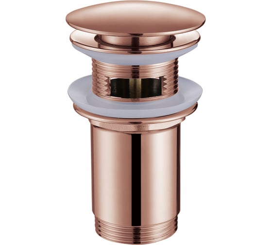Изображение товара Донный клапан ABBER с переливом, клик-клак, розовое золото AF0010RG