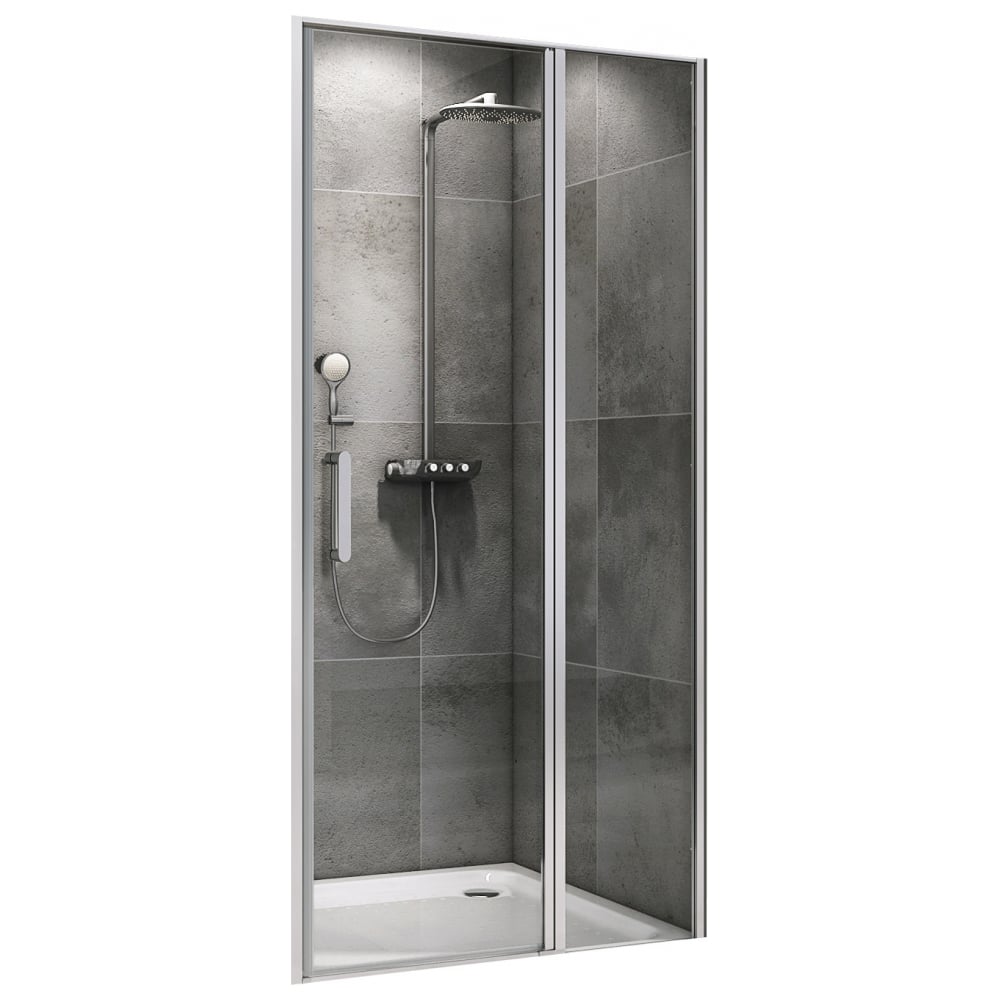 Изображение товара Душевая дверь ABBER Sonnenstrand AG04120S с хромированным профилем